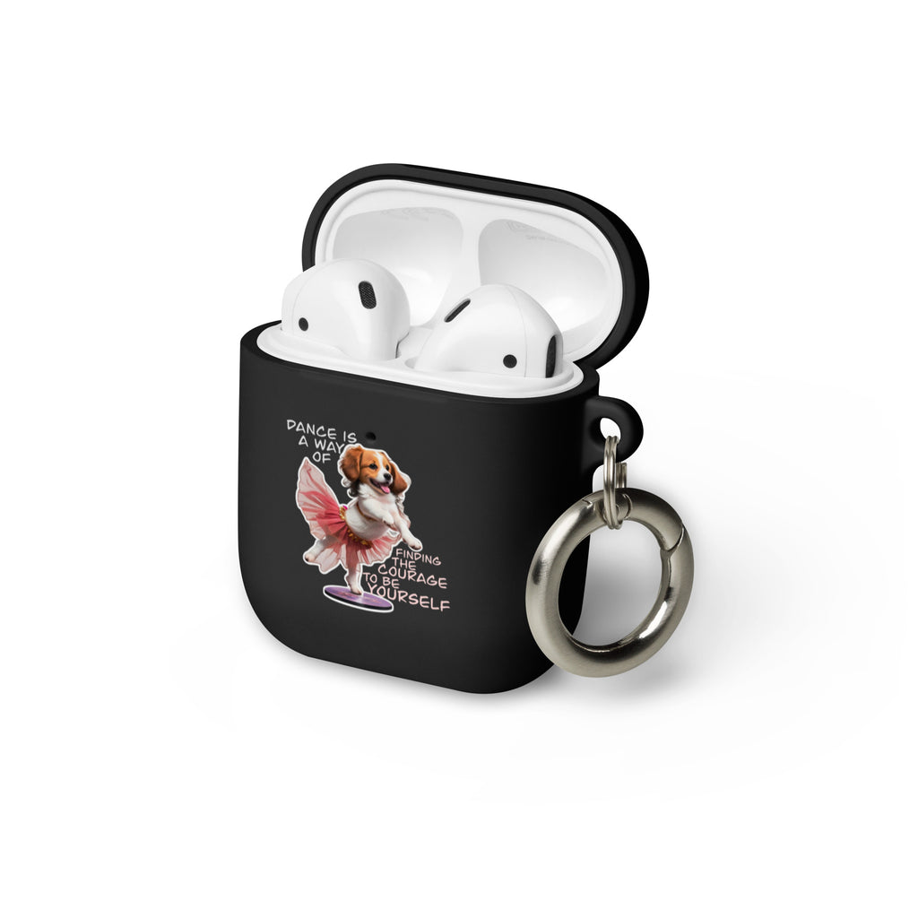 Dance is a Way of Finding the Courage to be Yourself - Rubber Case for AirPods®