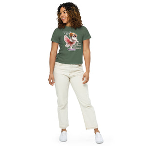 Dance is a Way of Finding the Courage to be Yourself - Women’s high-waisted t-shirt