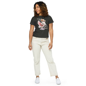 Dance is a Way of Finding the Courage to be Yourself - Women’s high-waisted t-shirt