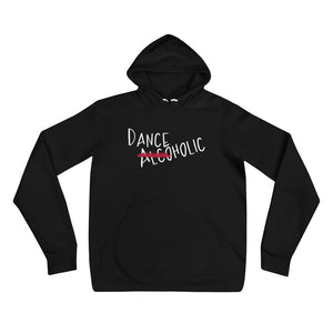 Unisex hoodie DANCE(ALCO)HOLIC ( dance hoodie, dance gift, dancers, dancing) - LikeDancers
