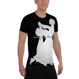 Men's Athletic T-shirt DON'T JUST DANCE, MOVE THE WORLD - LikeDancers