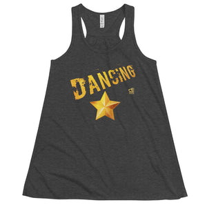 DANCING STAR - Women's Flowy Racerback Tank - LikeDancers