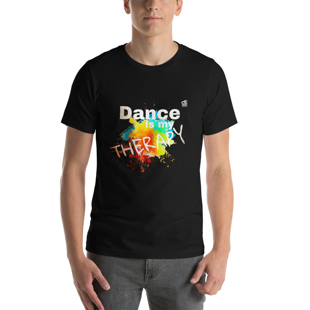 DANCE IS MY THERAPY - Short-Sleeve Unisex T-Shirt - LikeDancers