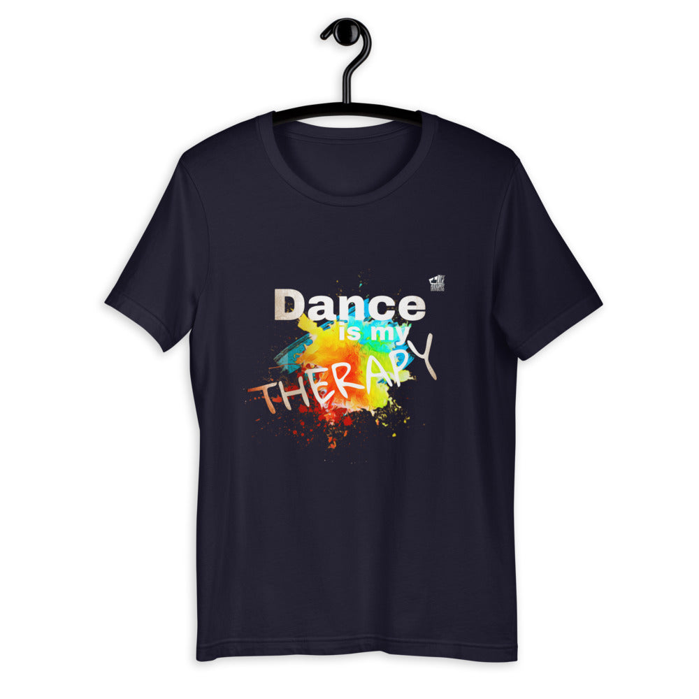 DANCE IS MY THERAPY - Short-Sleeve Unisex T-Shirt - LikeDancers