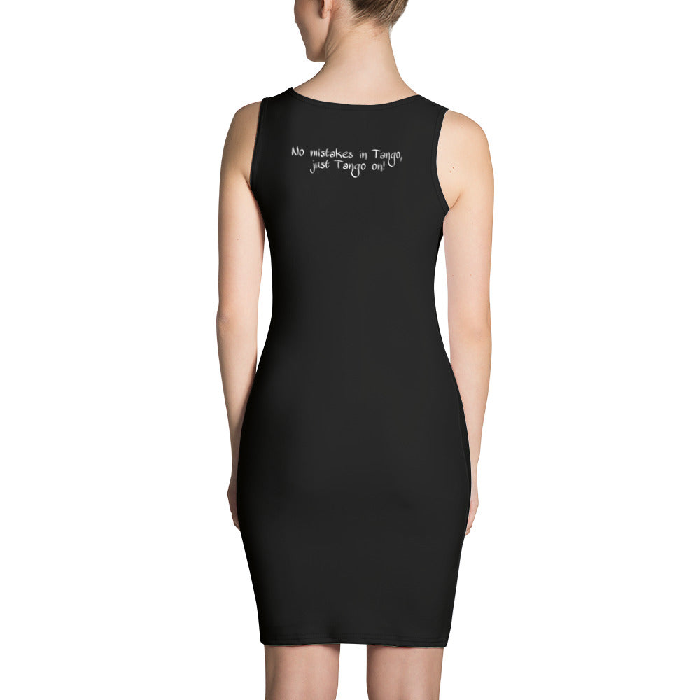 Sublimation Cut & Sew Dress NO MISTAKES IN TANGO, JUST TANGO ON - LikeDancers