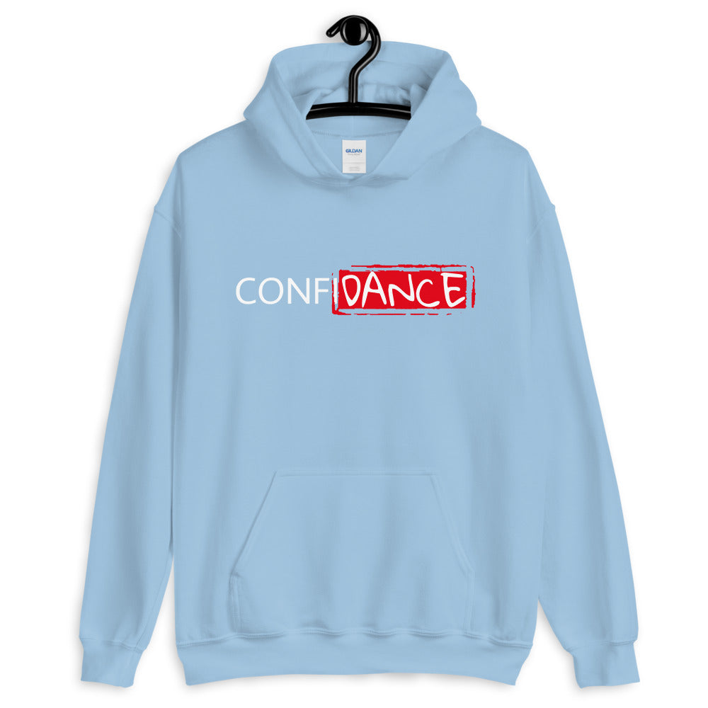 Unisex Hoodie - ConfiDANCE ( dance hoodie, dance gift, dancer apparel, dancewear, dancing ) - LikeDancers