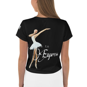 Crop Tee DANCE TO EXPRESS - LikeDancers